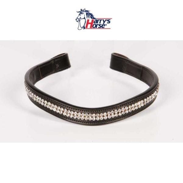 Harry's Horse Frontriem crystal wave zilver