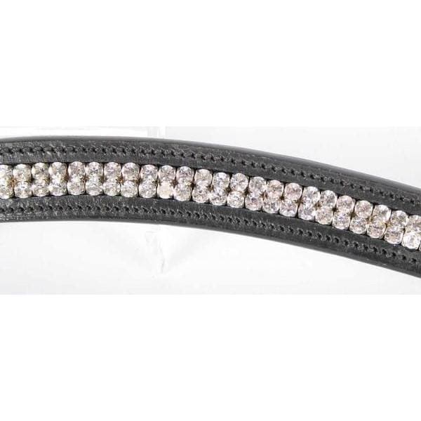 Harry's Horse Frontriem crystal wave zilver - Afbeelding 2