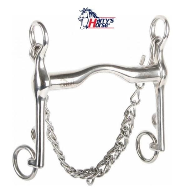Harry's Horse Dressuurstang lage tongboog 18mm - Afbeelding 2
