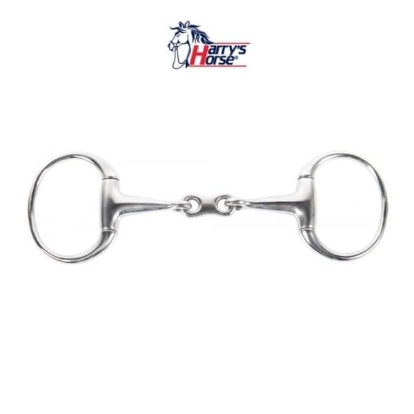 Harry's Horse Bustrens dubbelgebroken flat link 13mm - Afbeelding 2